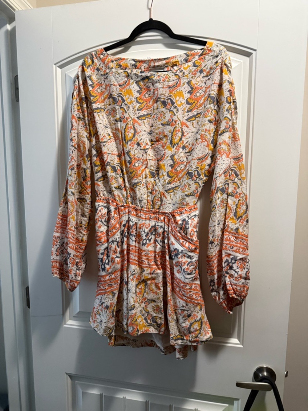 Free People Long-Sleeve Mini Dress